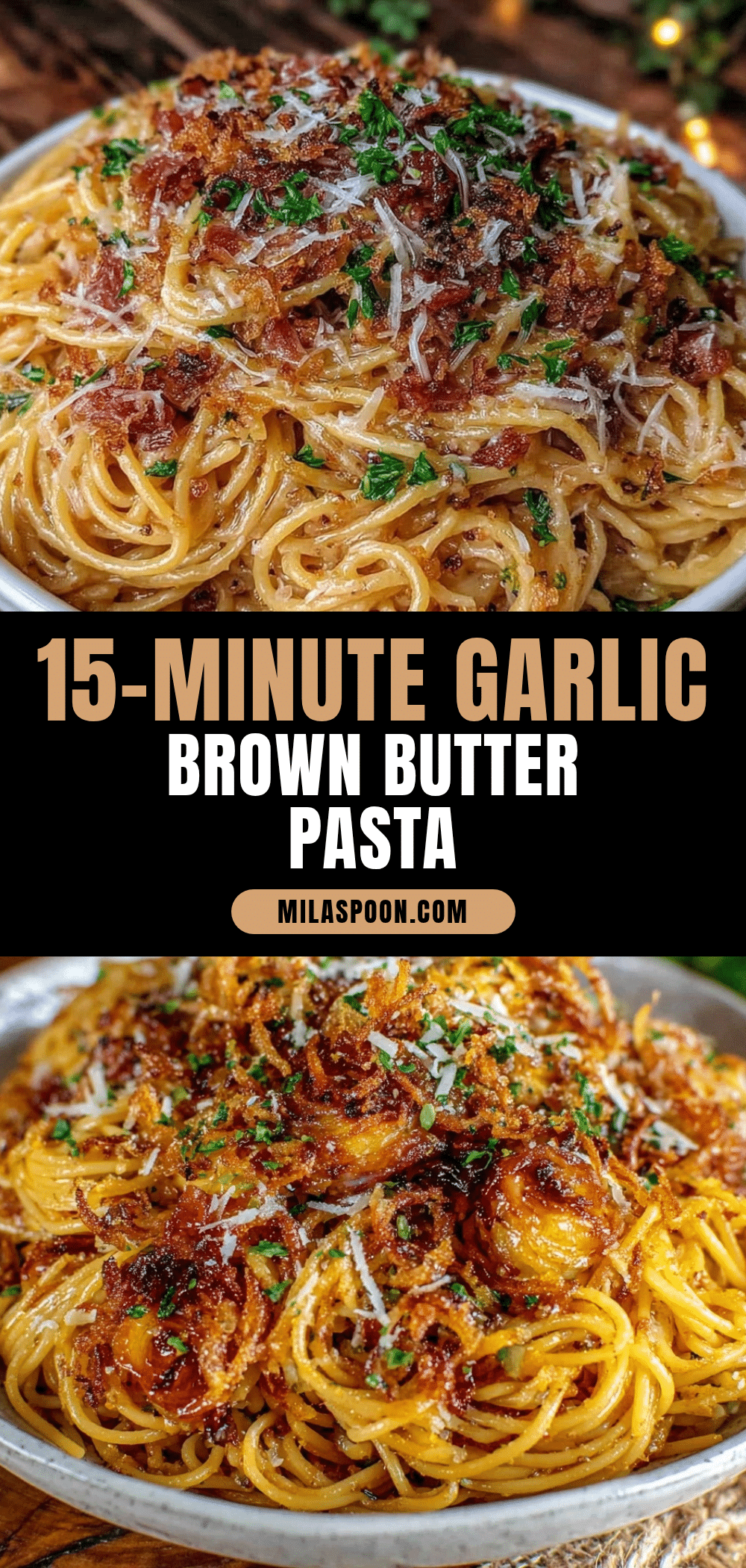 garlic brown butter pasta recipe