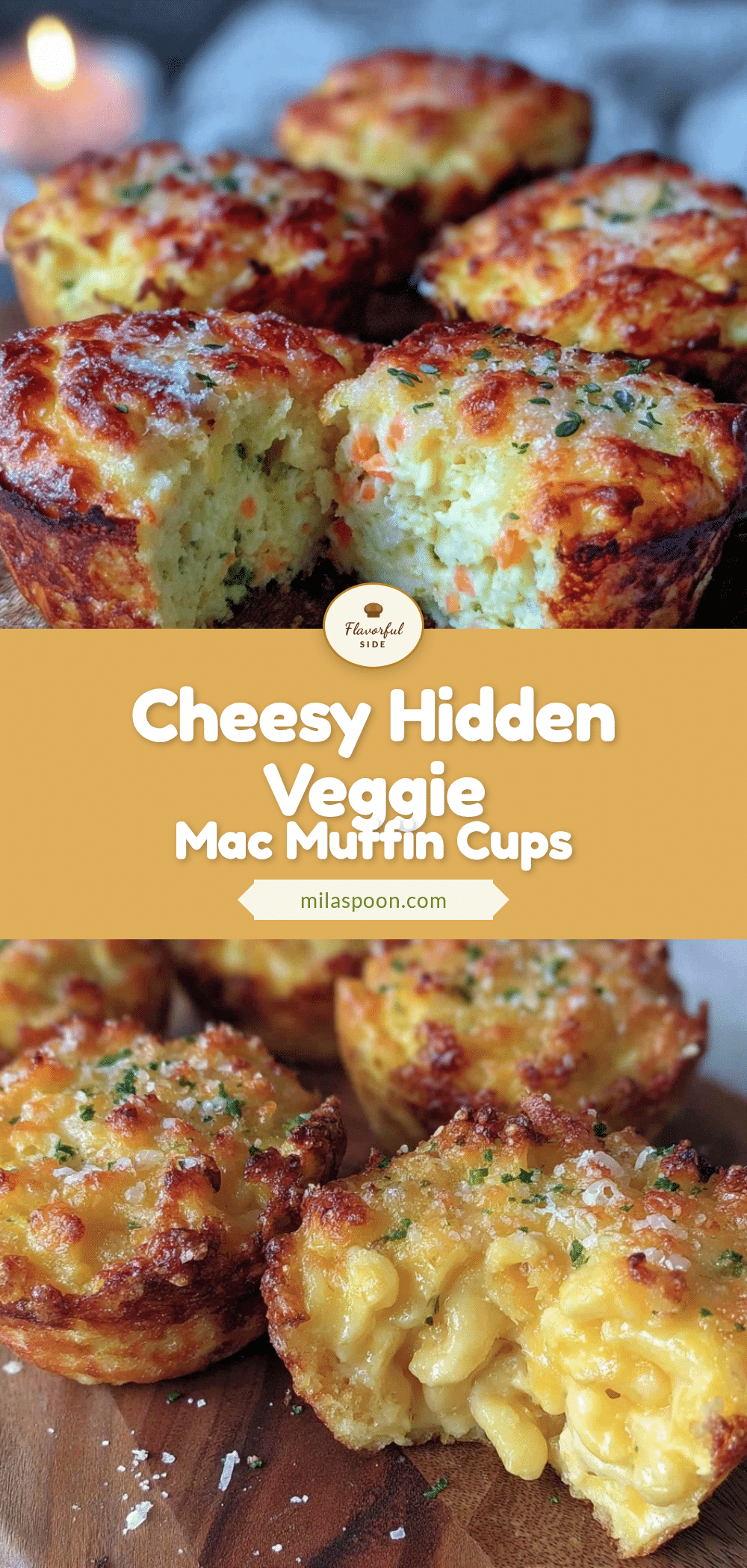 hidden veggie mac and cheese muffin cups recipe