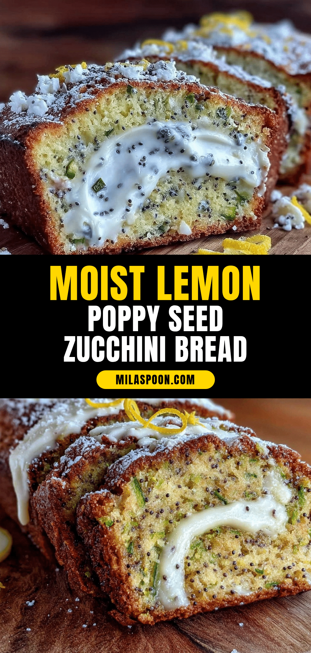 lemon poppy seed zucchini bread recipe