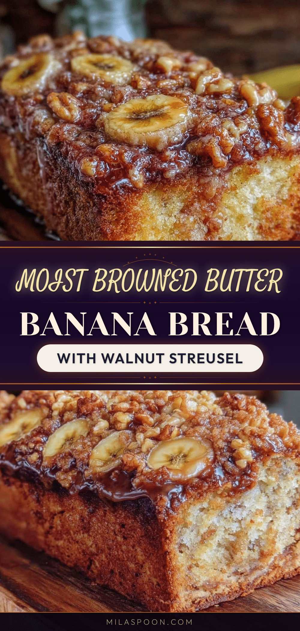 moist browned butter banana bread recipe