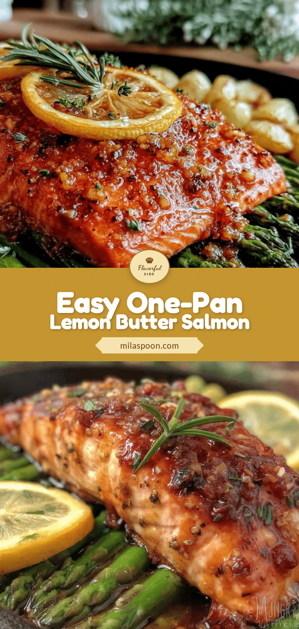 one-pan baked salmon recipe
