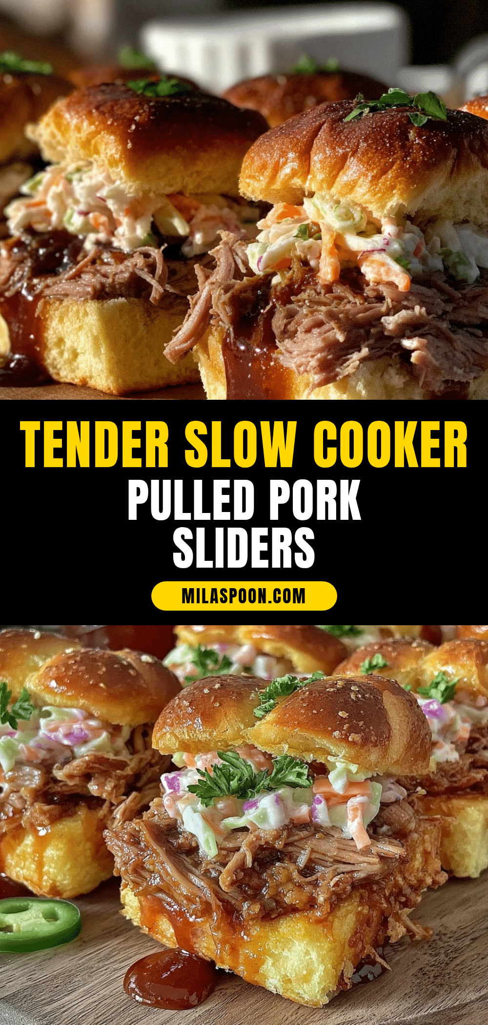slow cooker pulled pork sliders recipe