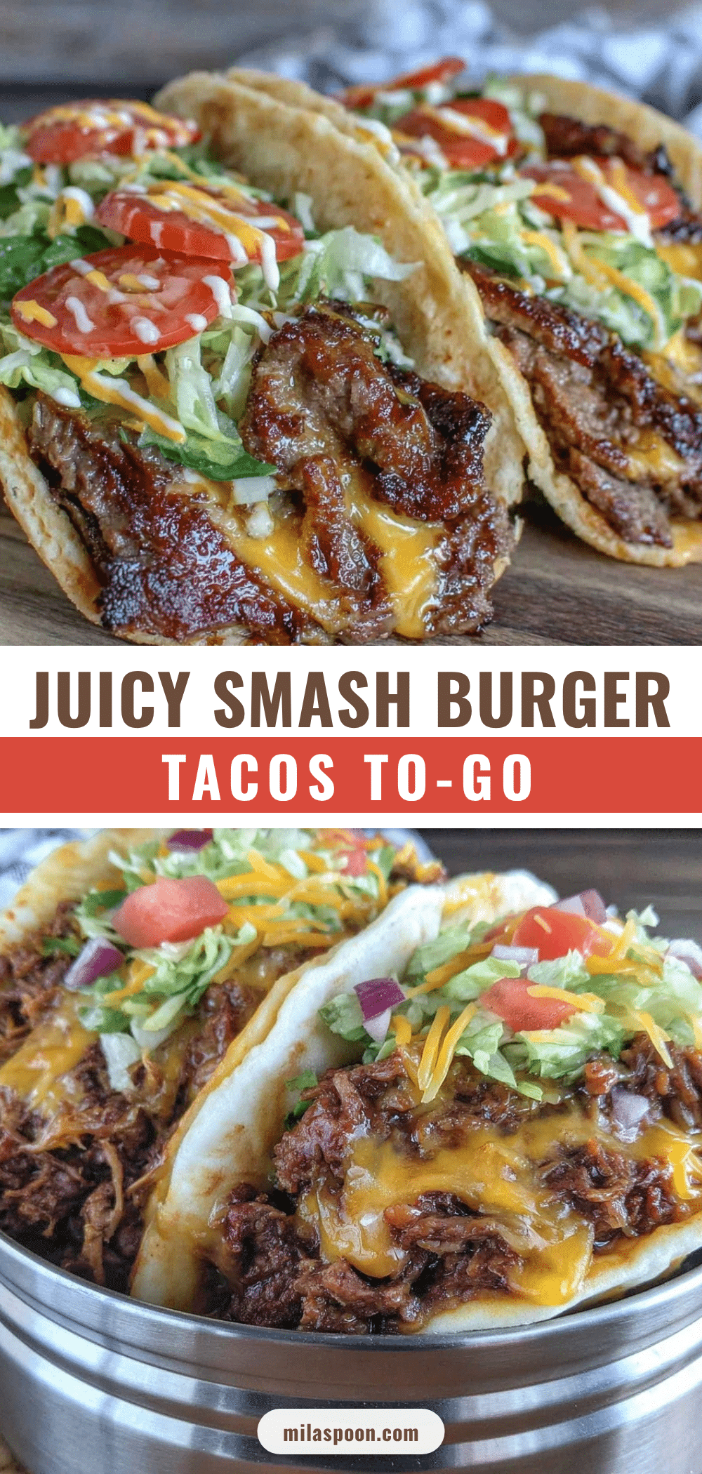 smash burger tacos thermos recipe