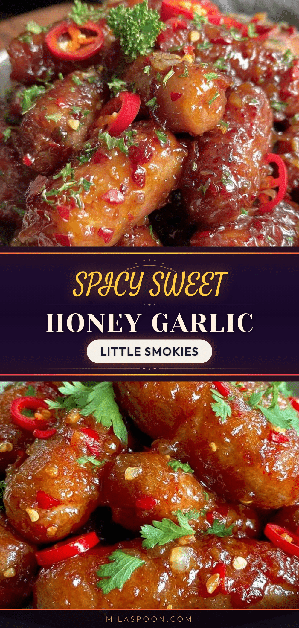 spicy honey garlic little smokies recipe
