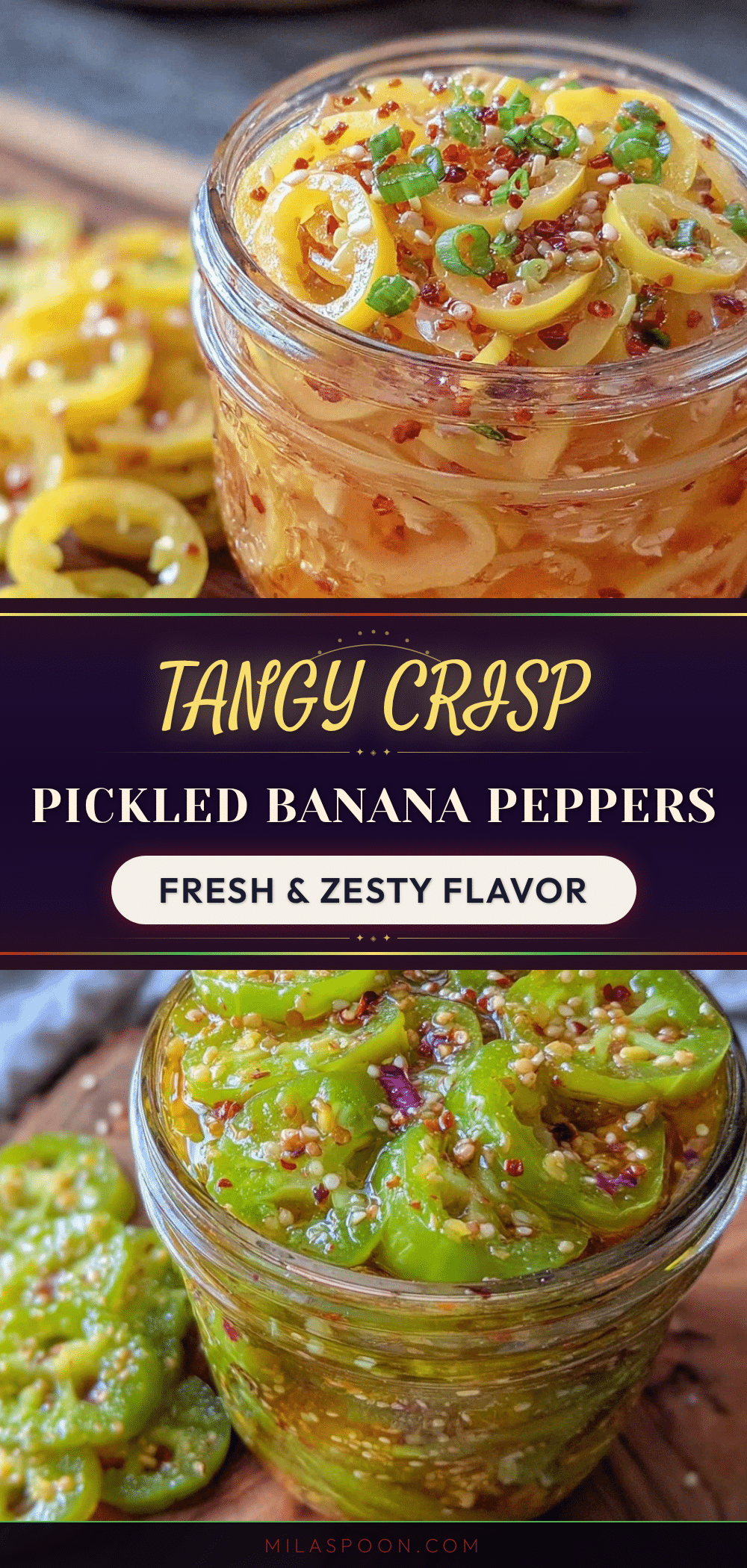 tangy pickled banana peppers recipe