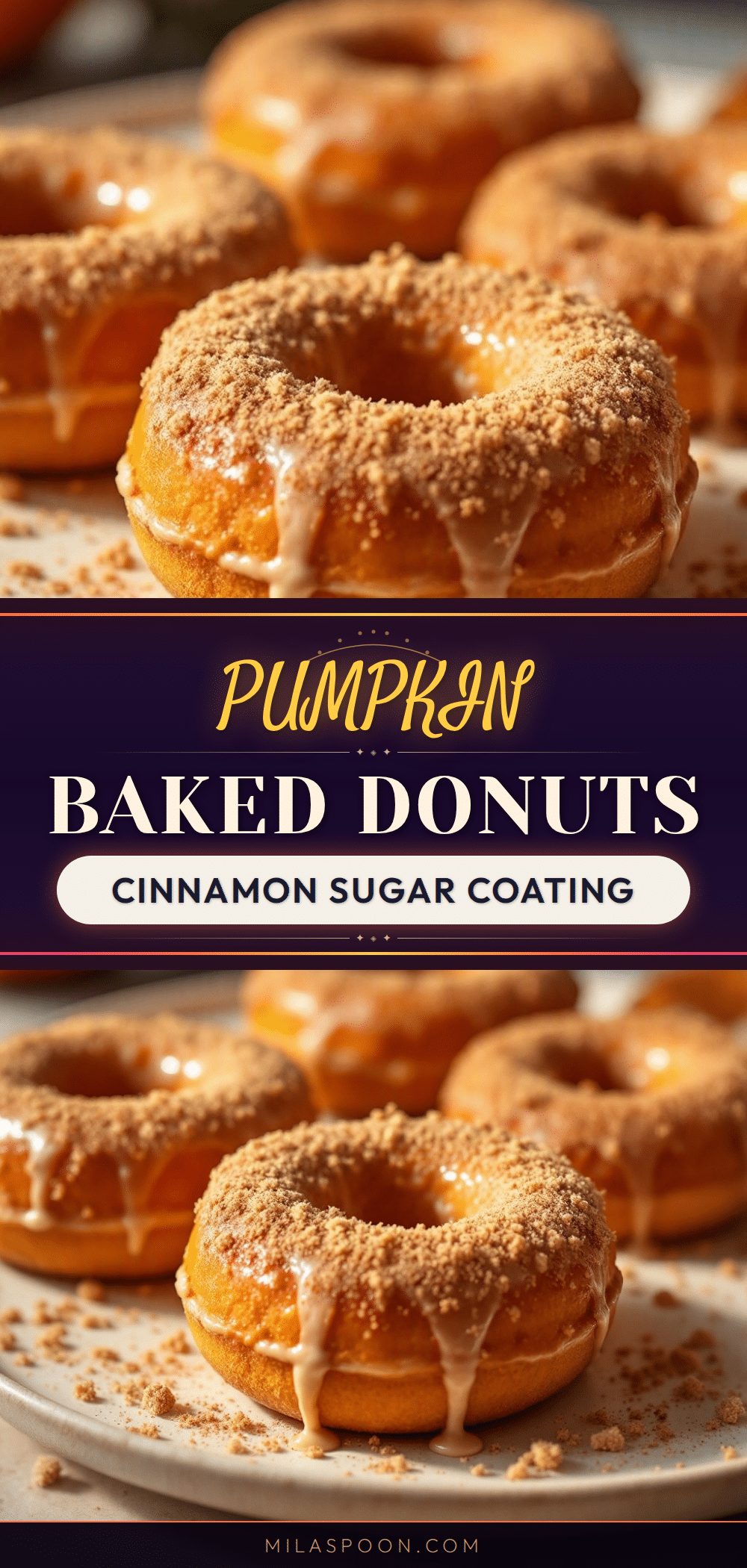 baked pumpkin donuts recipe