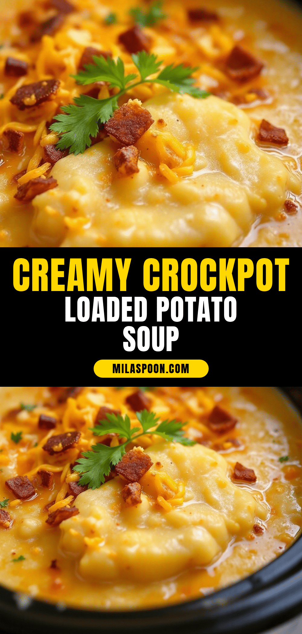 creamy loaded baked potato soup crockpot recipe