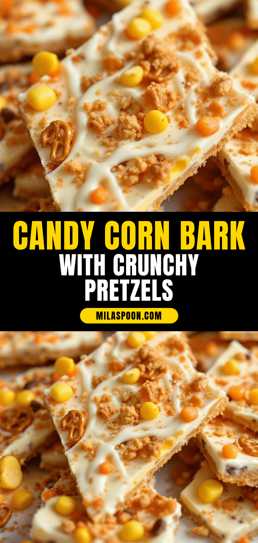 easy candy corn bark recipe