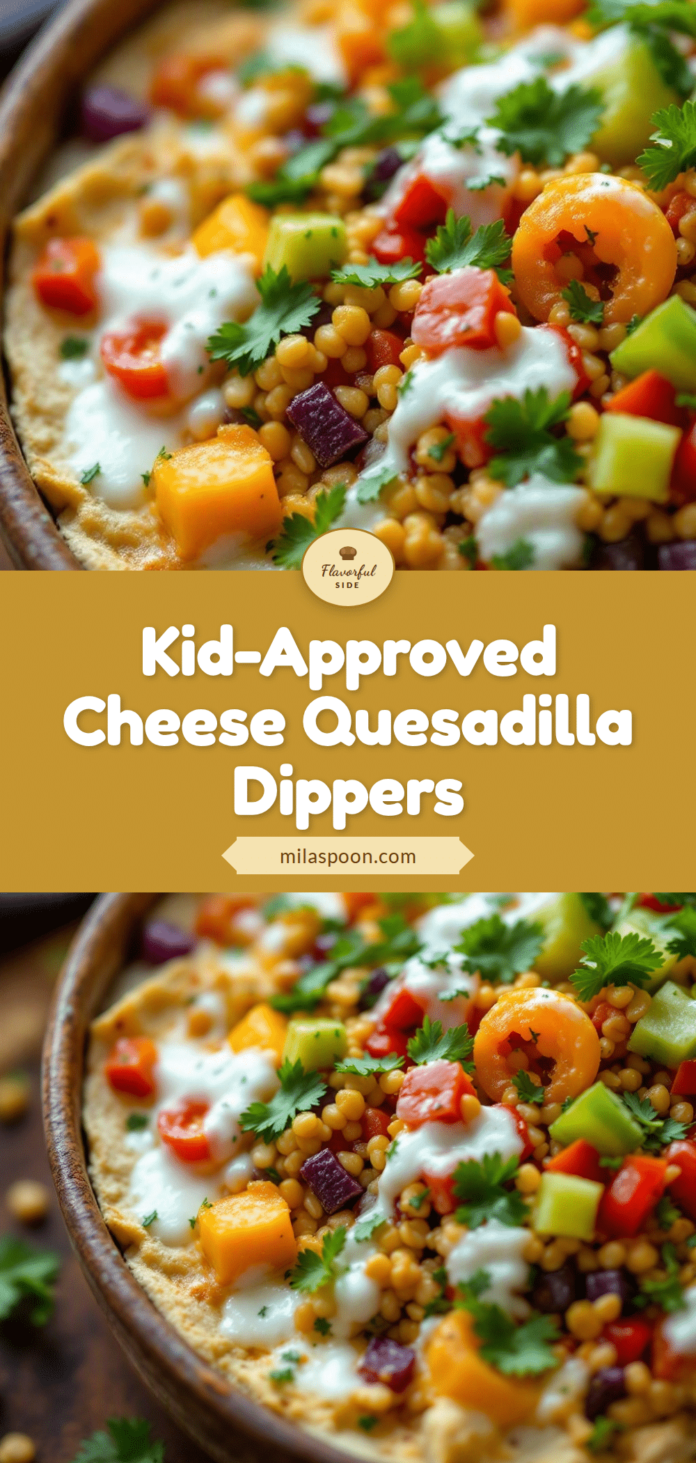 easy cheese quesadilla dippers recipe
