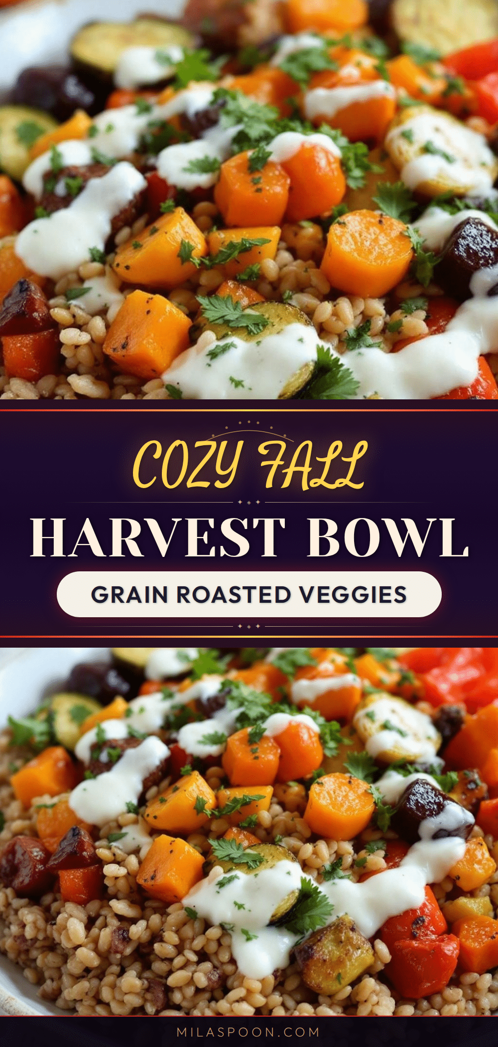 fall harvest grain bowl recipe
