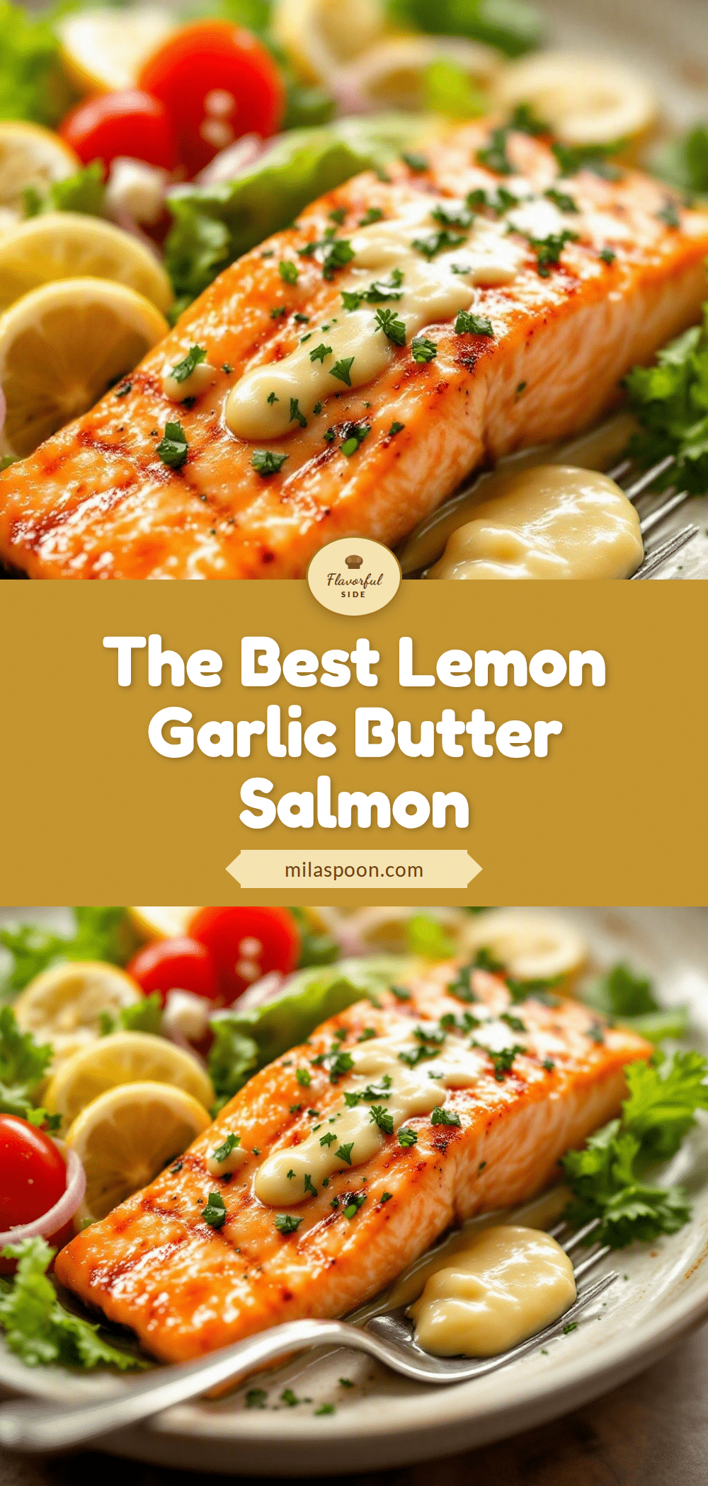 grilled salmon with lemon garlic butter recipe