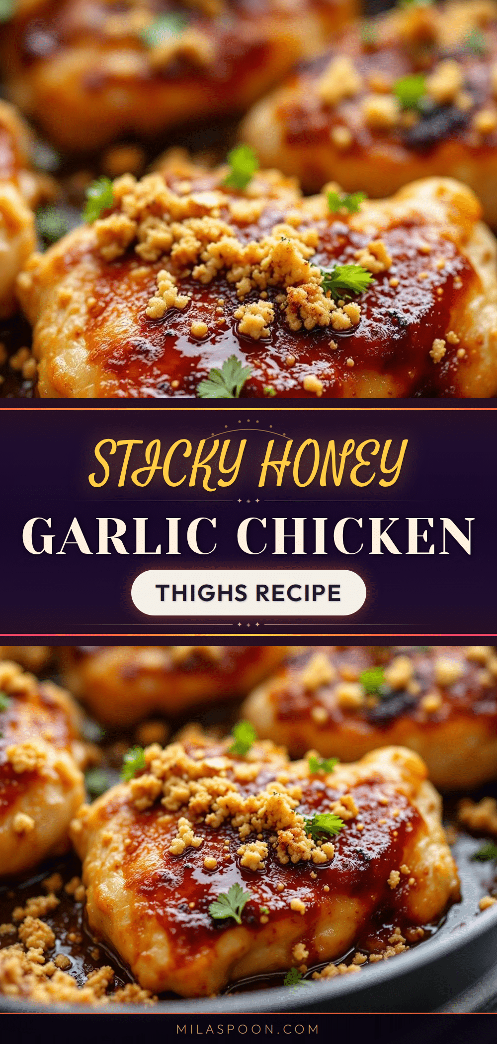 one-pan honey garlic chicken thighs recipe