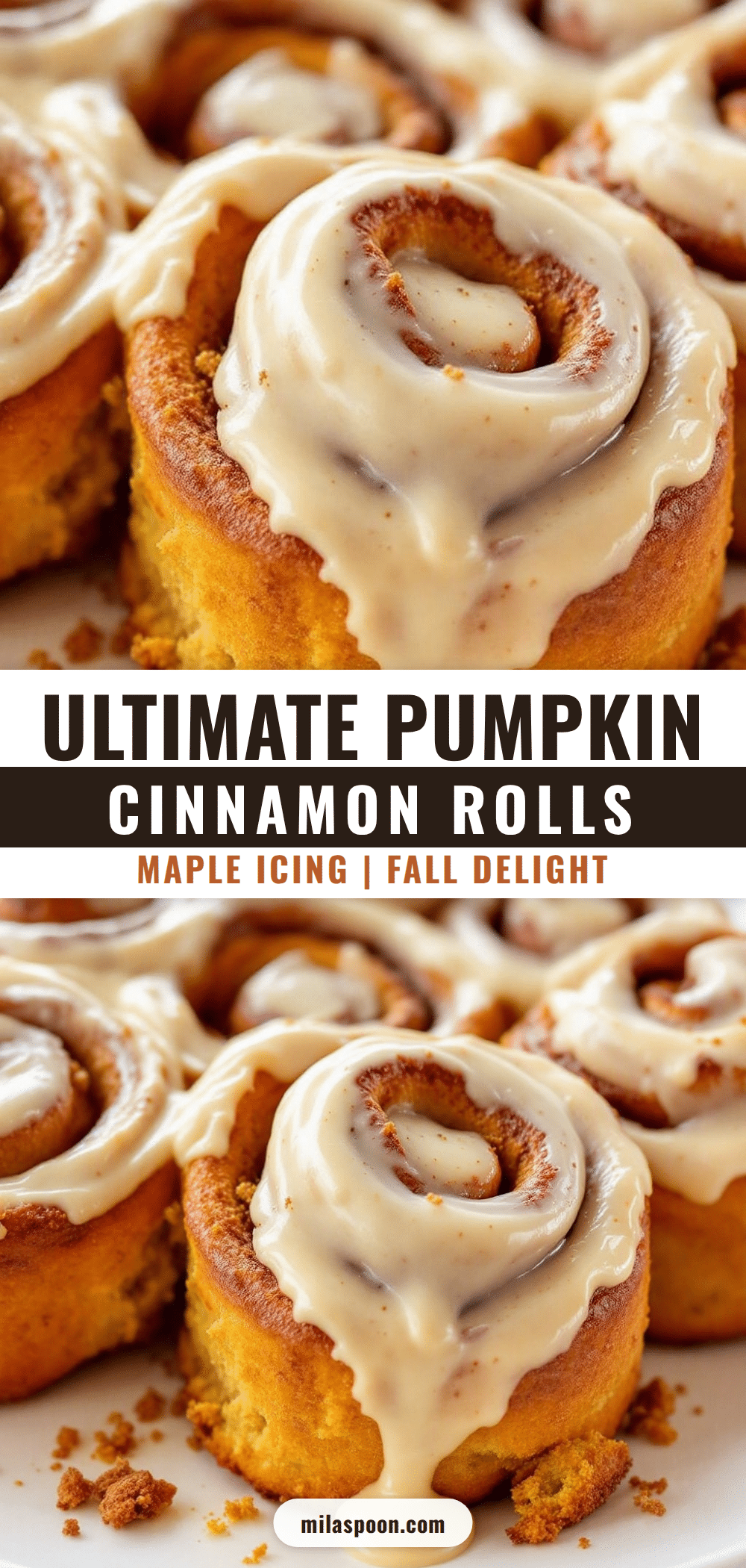 pumpkin cinnamon rolls recipe