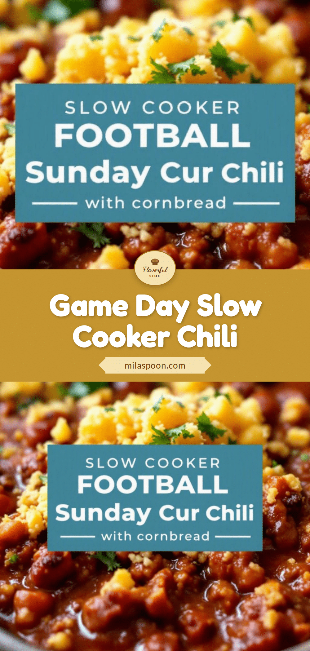 slow cooker football sunday chili recipe