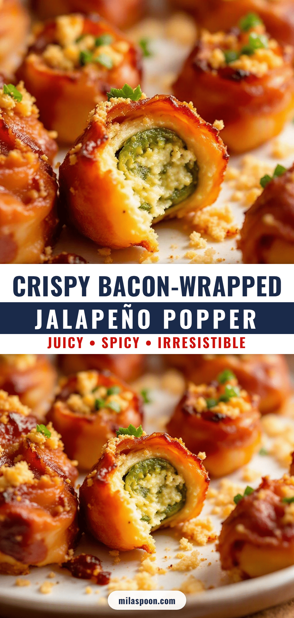 bacon-wrapped jalapeño popper bites recipe