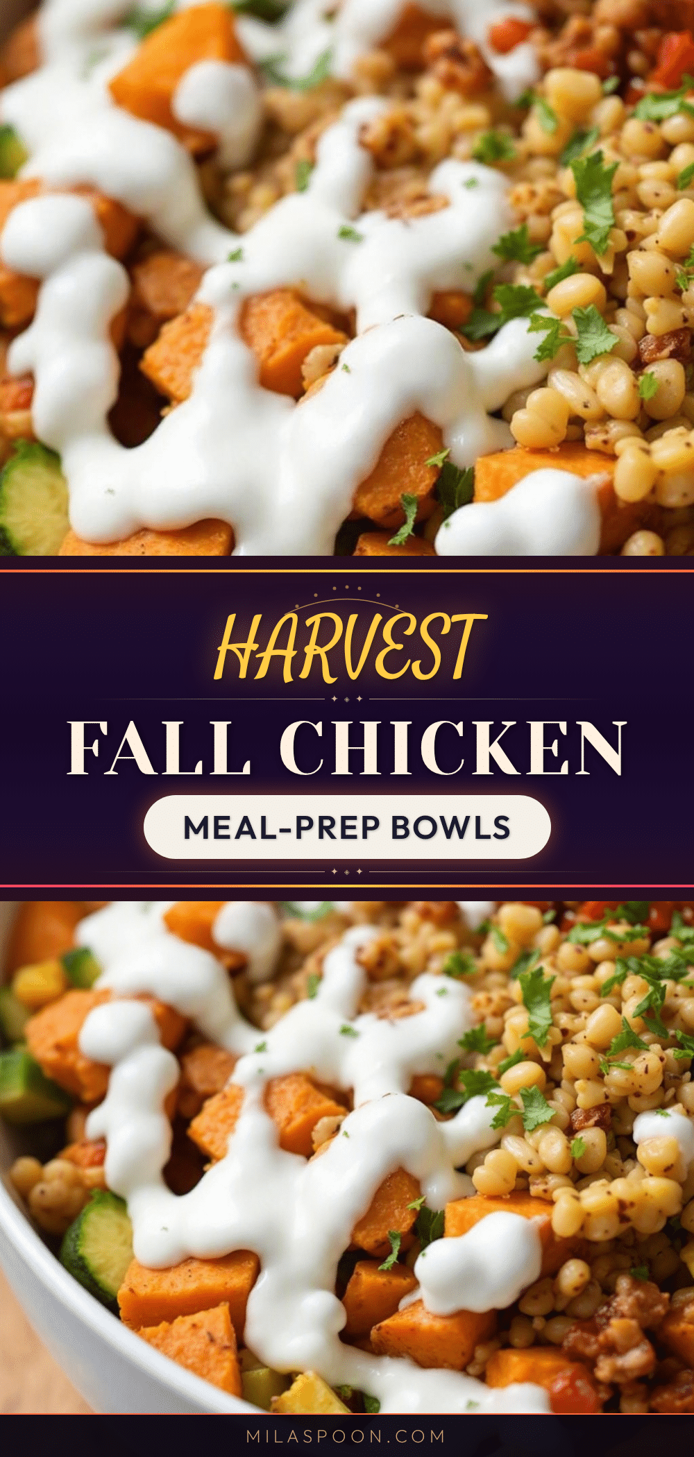 chicken and sweet potato bowls recipe