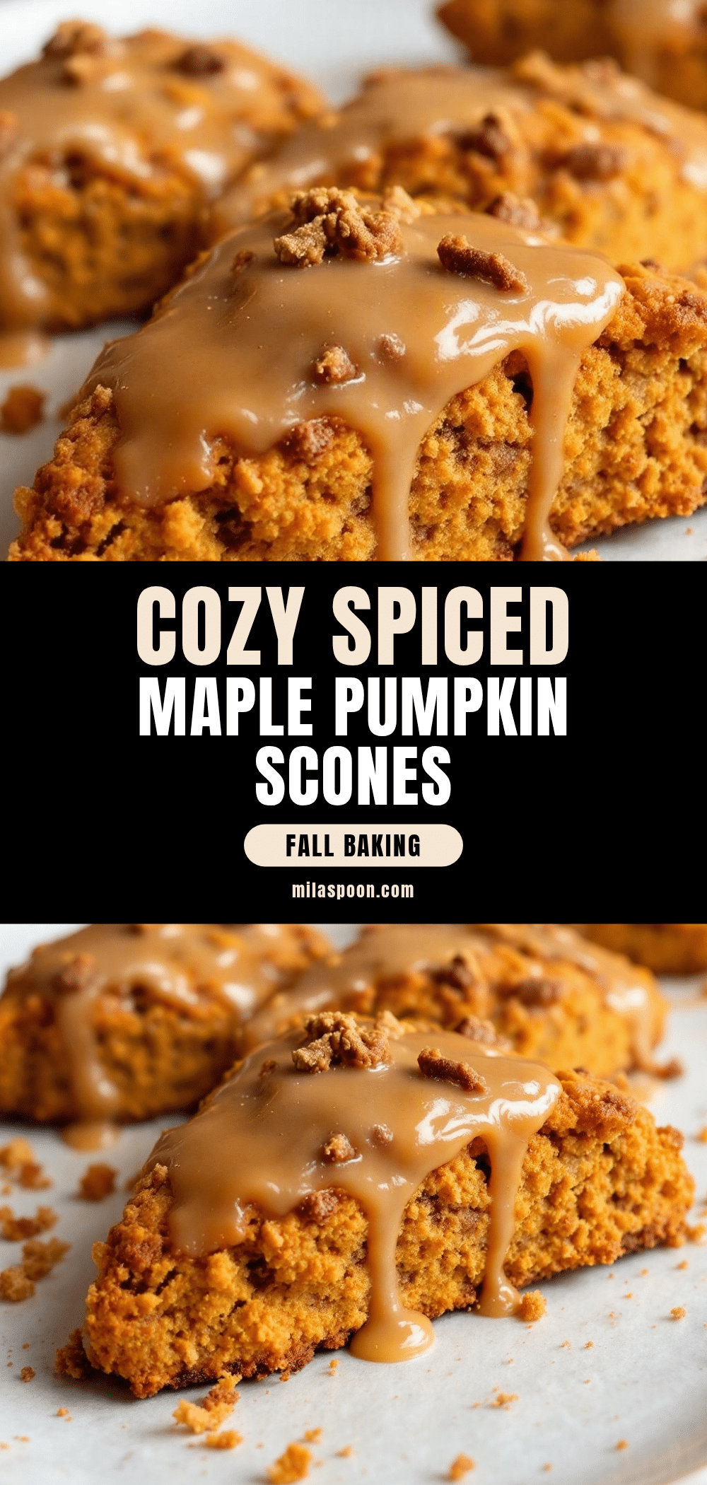 cozy maple pumpkin scones recipe
