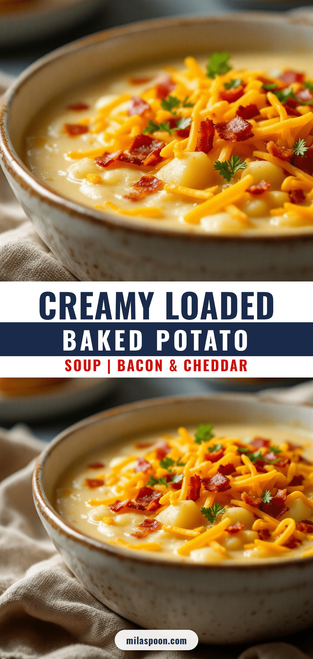 creamy loaded baked potato soup recipe