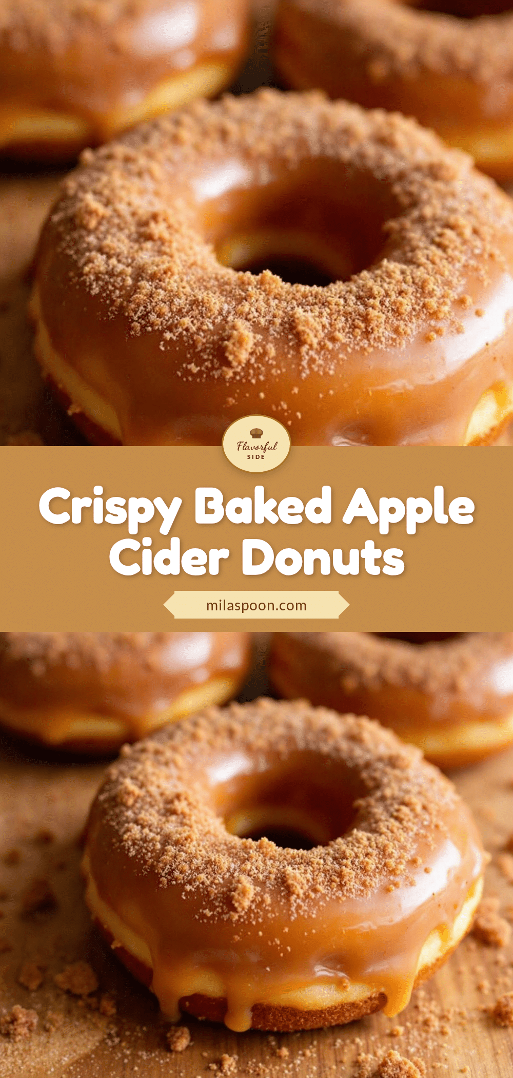 crispy baked apple cider donuts recipe