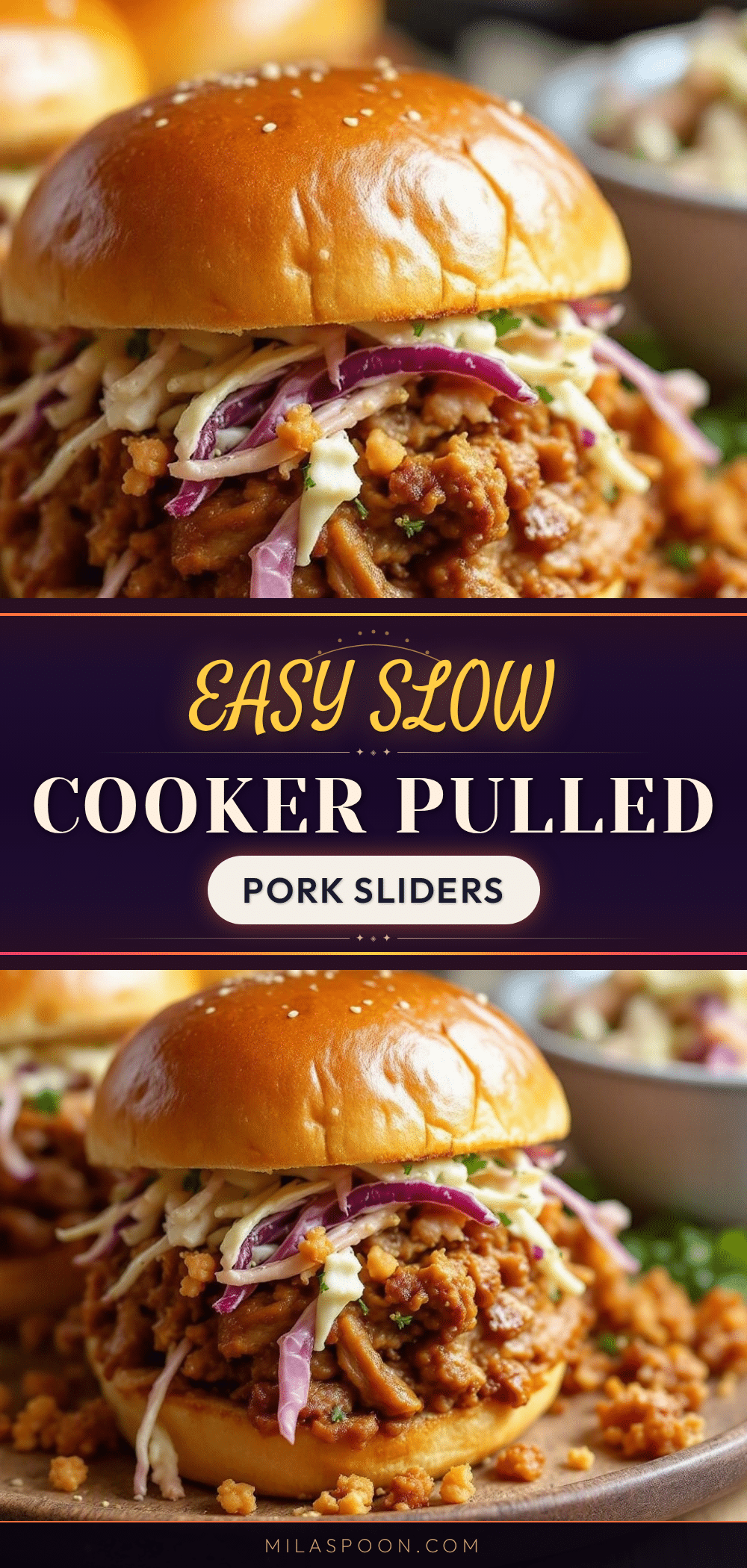crockpot pulled pork sliders recipe