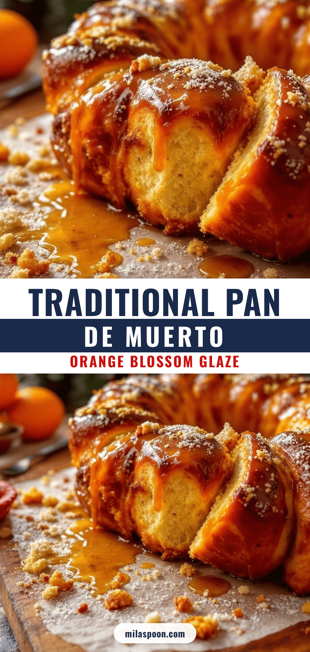 pan de muerto with orange blossom glaze recipe