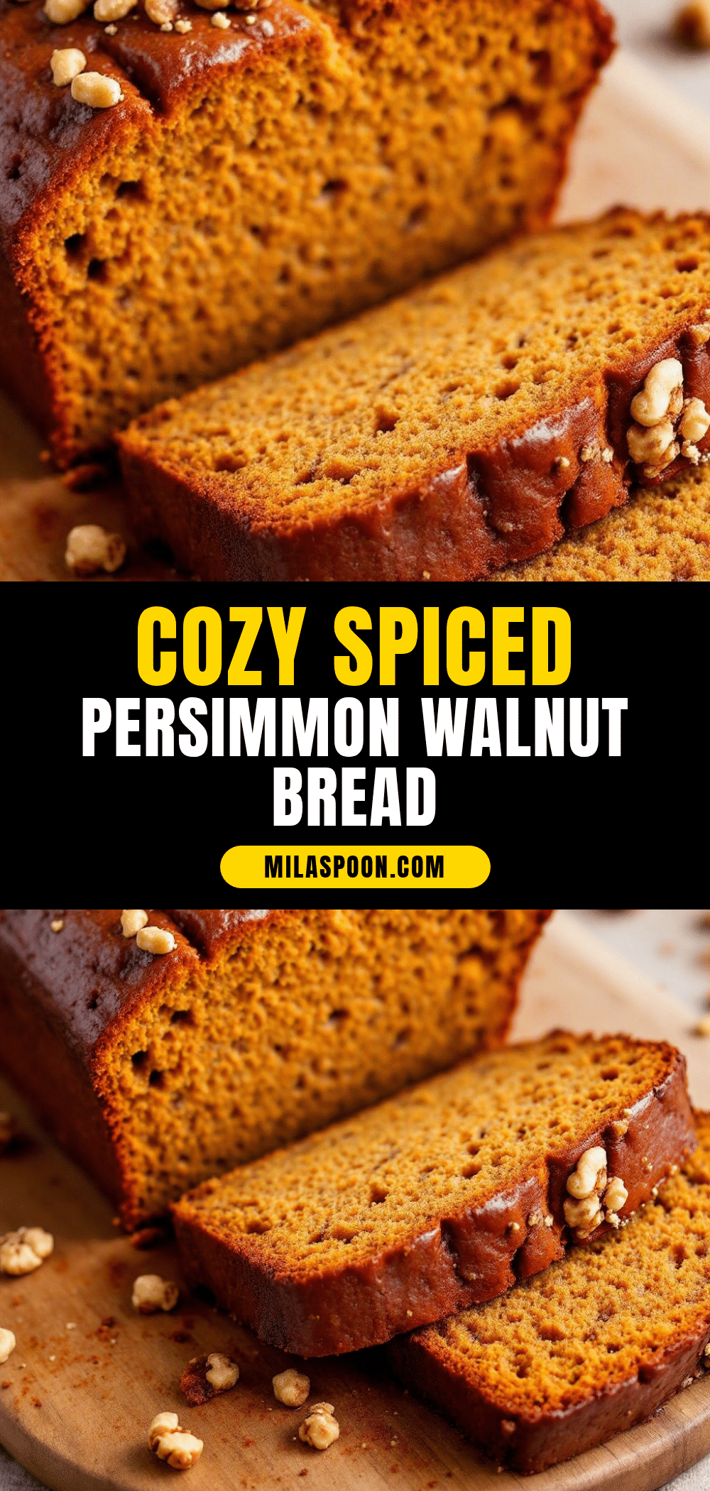 persimmon walnut bread recipe
