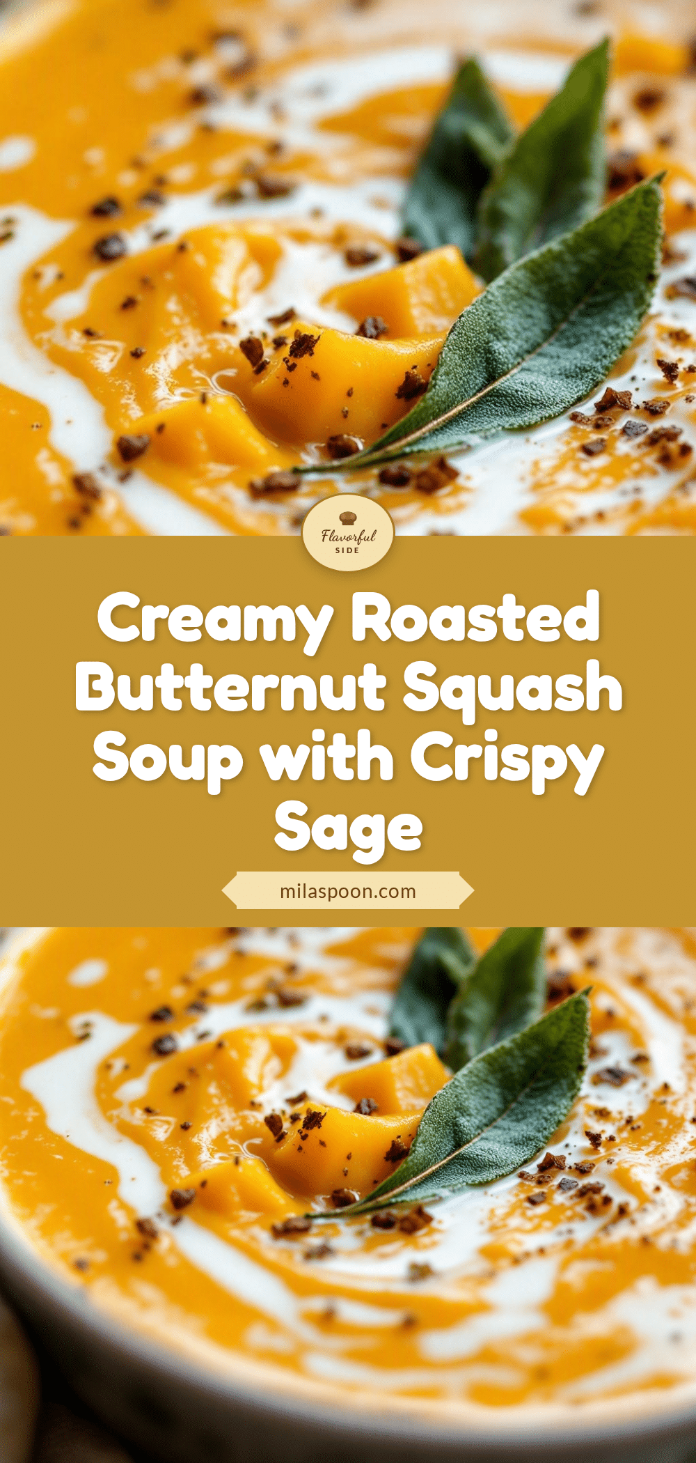 roasted butternut squash soup recipe