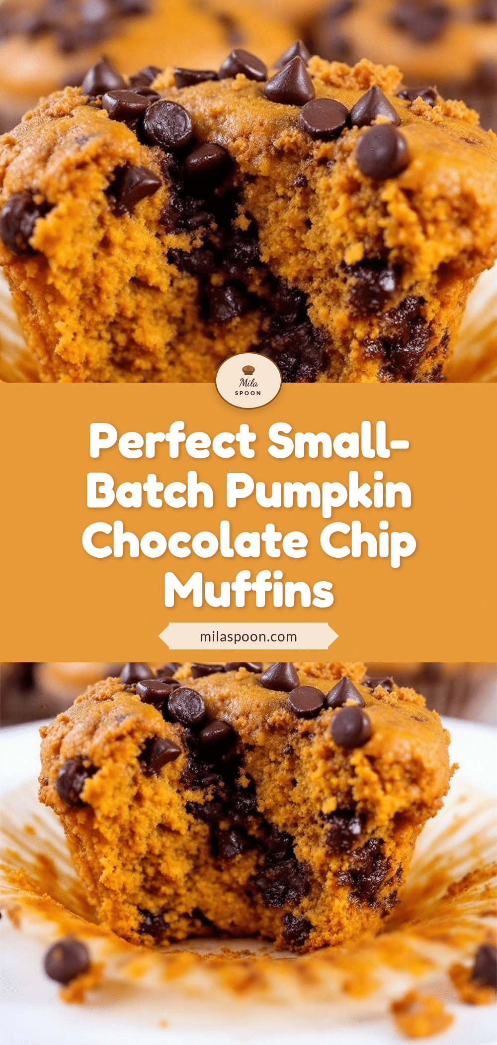 small-batch pumpkin chocolate chip muffins recipe