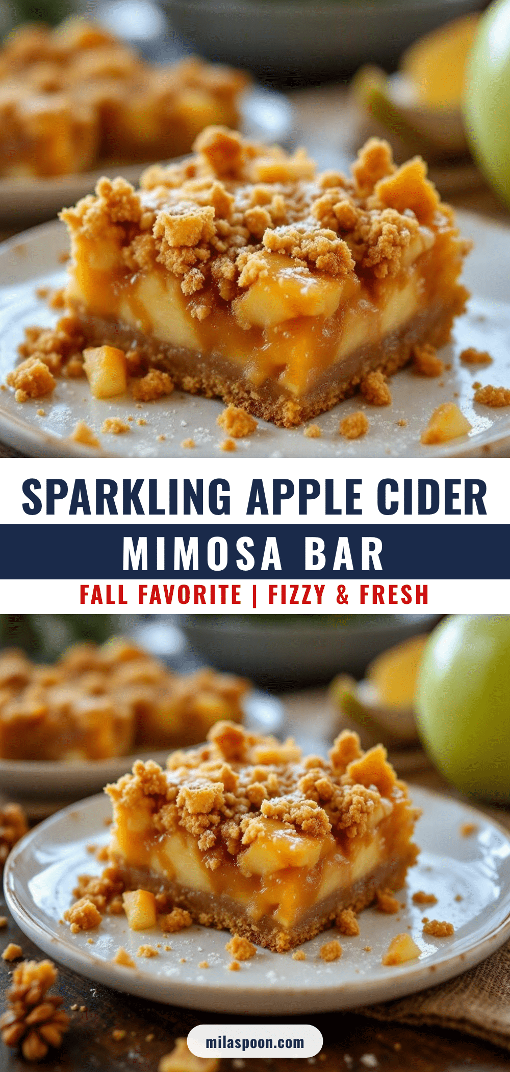 sparkling apple cider mimosa bar recipe