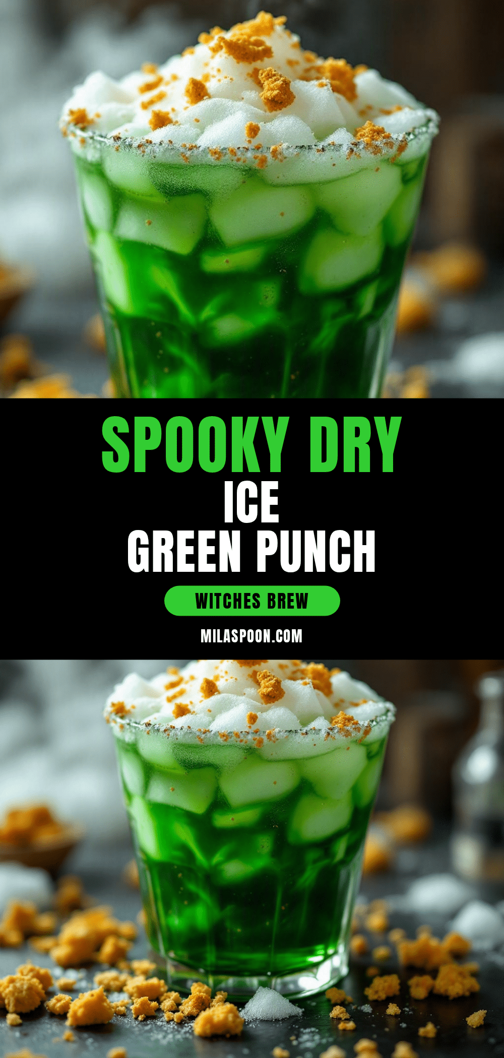 spooky witches brew green punch recipe